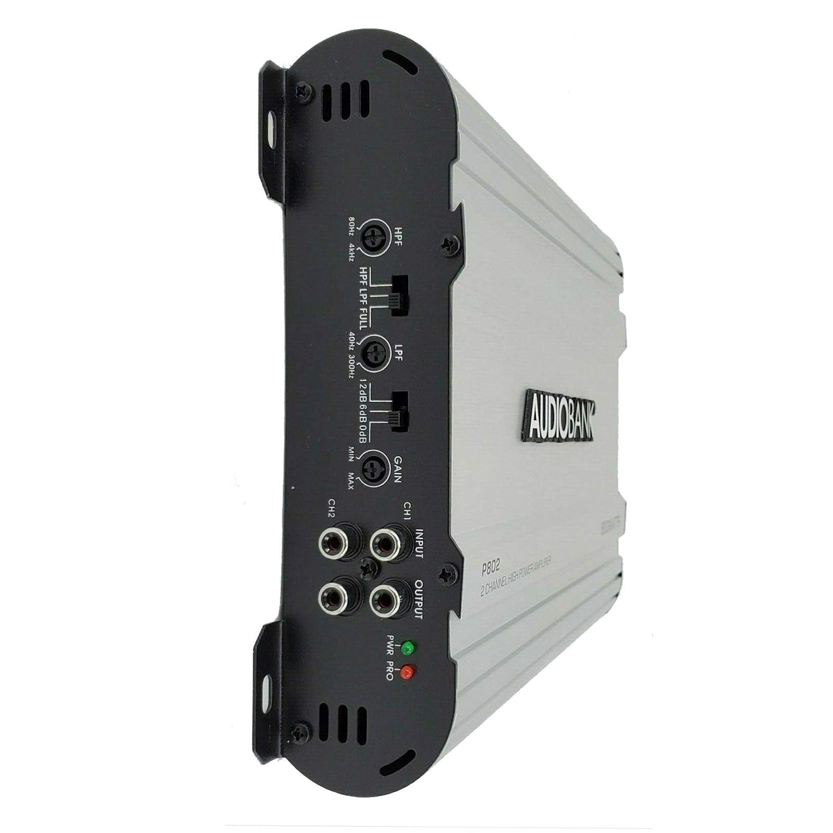 Audiobank P802 2-Channel Car Audio Amplifier