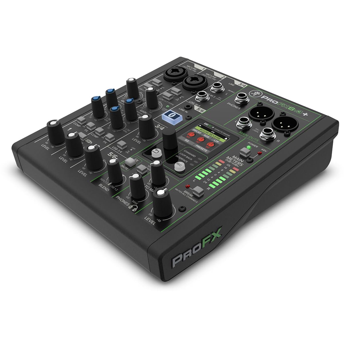 Mackie ProFX6v3+ 6-Channel Analog Mixer With USB-C