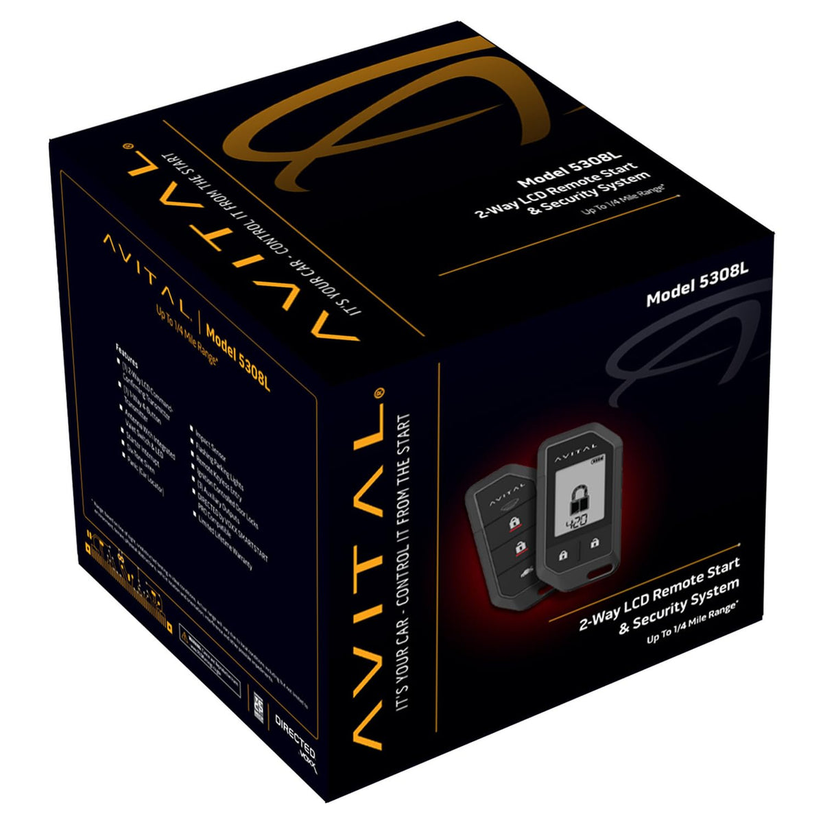 Avital 5308L 2-Way Remote Start Security System