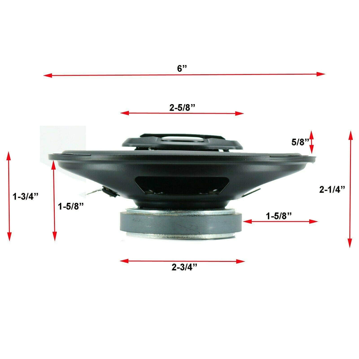 Gravity SGR464 4x6" 4-Way Coaxial Speakers