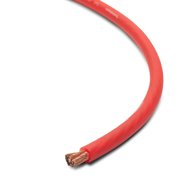 Rockford Fosgate RFW4R 100-Foot 4 AWG Red Power Wire