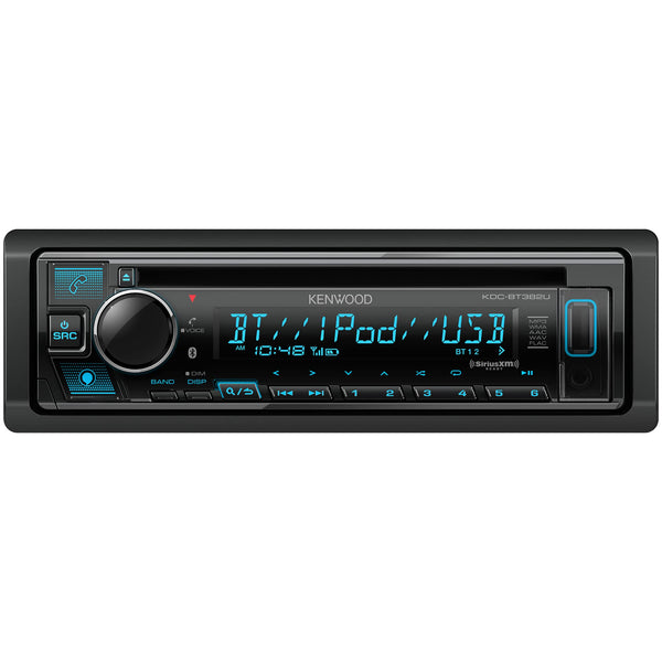 KENWOOD KDC-BT382U Single DIN CD Receiver with Bluetooth