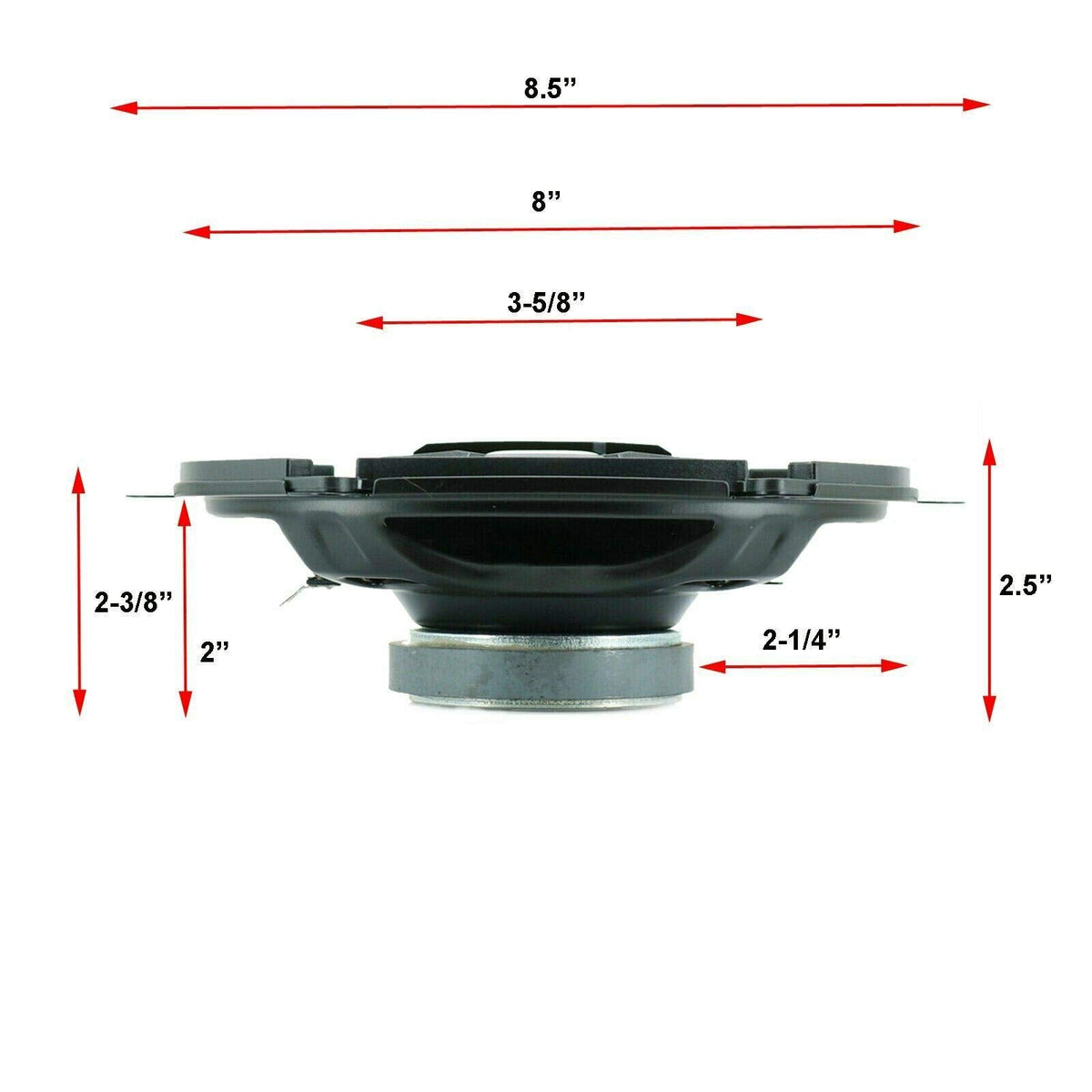 Gravity SGR574 5x7/6x8 4-Way Coaxial Car Speakers