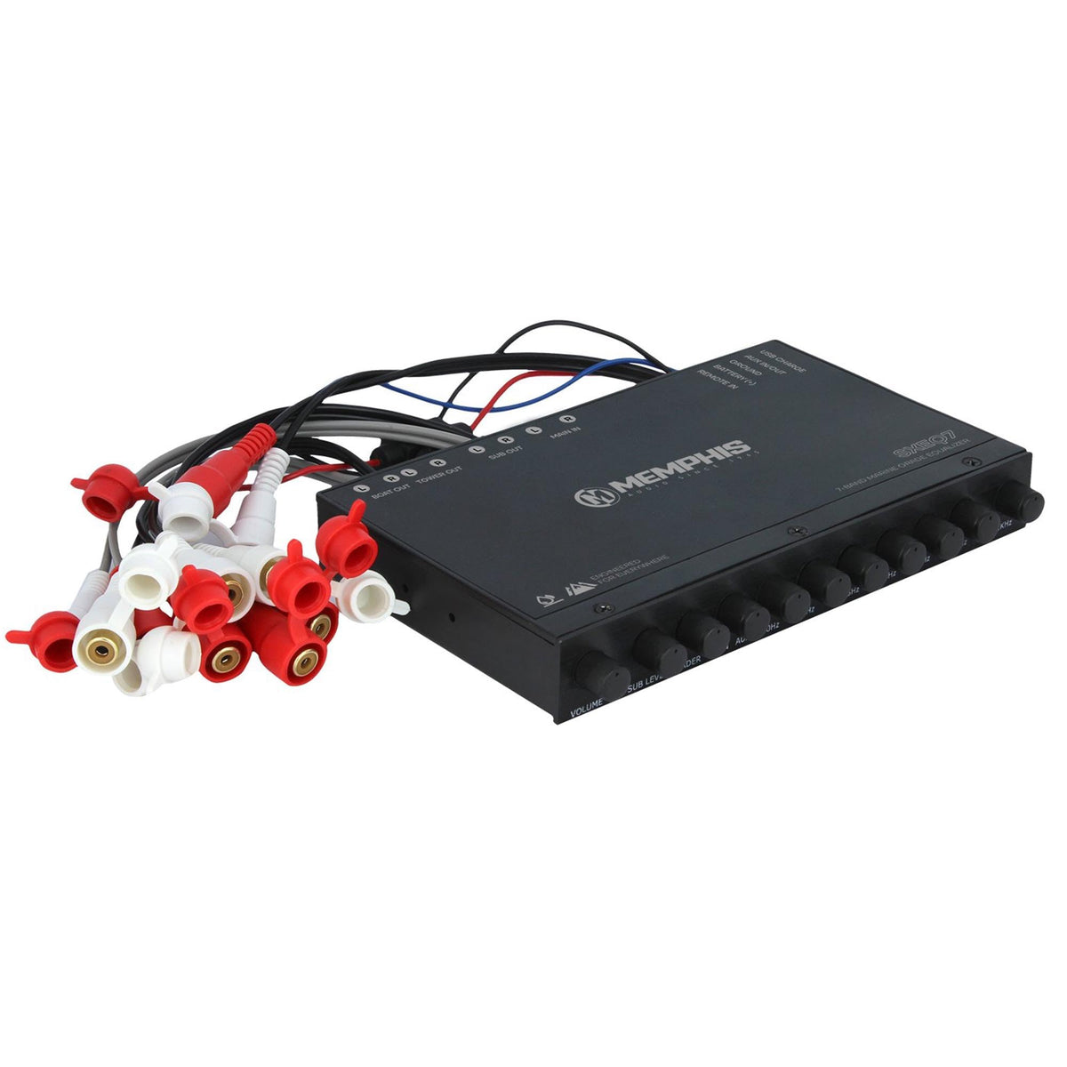 Memphis EQL7 7-Band Half-DIN Graphic Equalizer