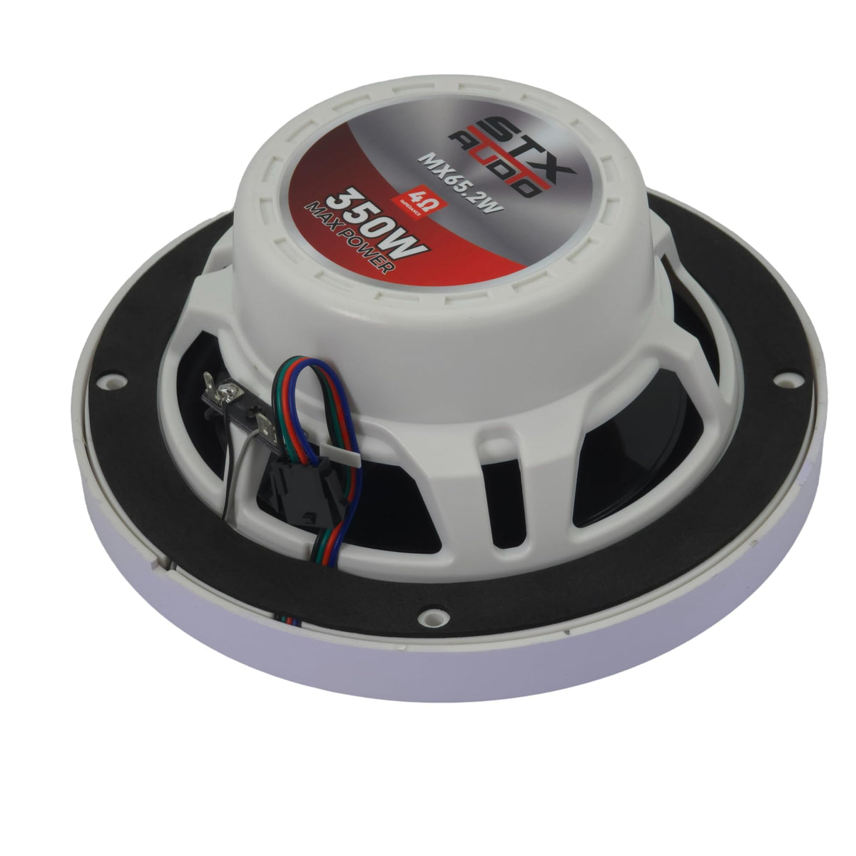 STX Audio MX65-2W 6.5" RGB LED Marine Coaxial Speakers