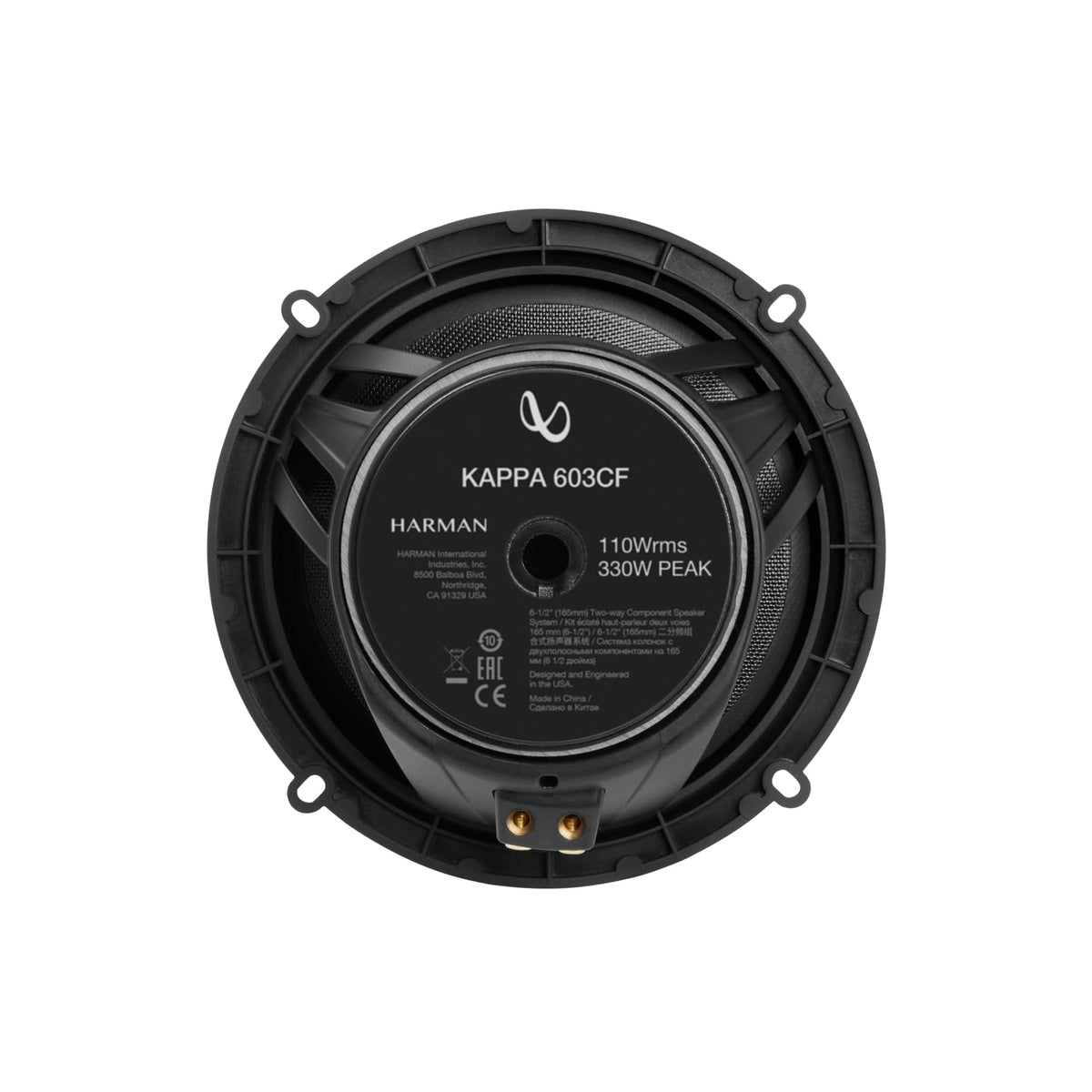 Infinity Kappa 603CF 6.5" Two-Way Component Speakers
