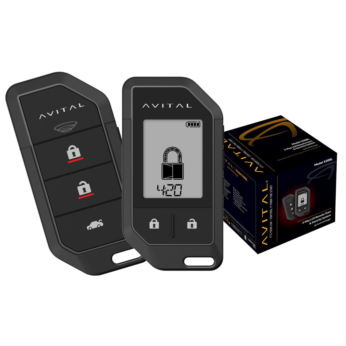 Avital 5308L 2-Way Remote Start Security System
