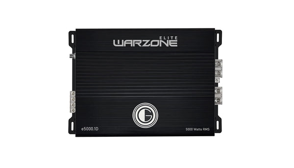 WARZONE E5000.1D Class D Mono Car Amplifier