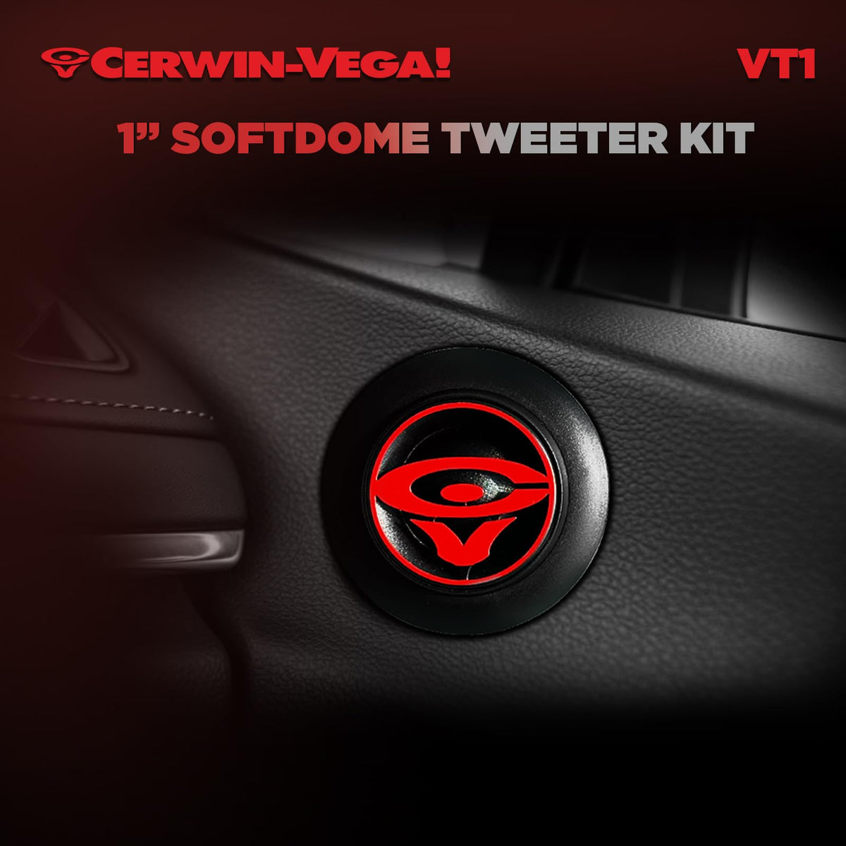 Cerwin-Vega VT1 1" Silk Dome Tweeters