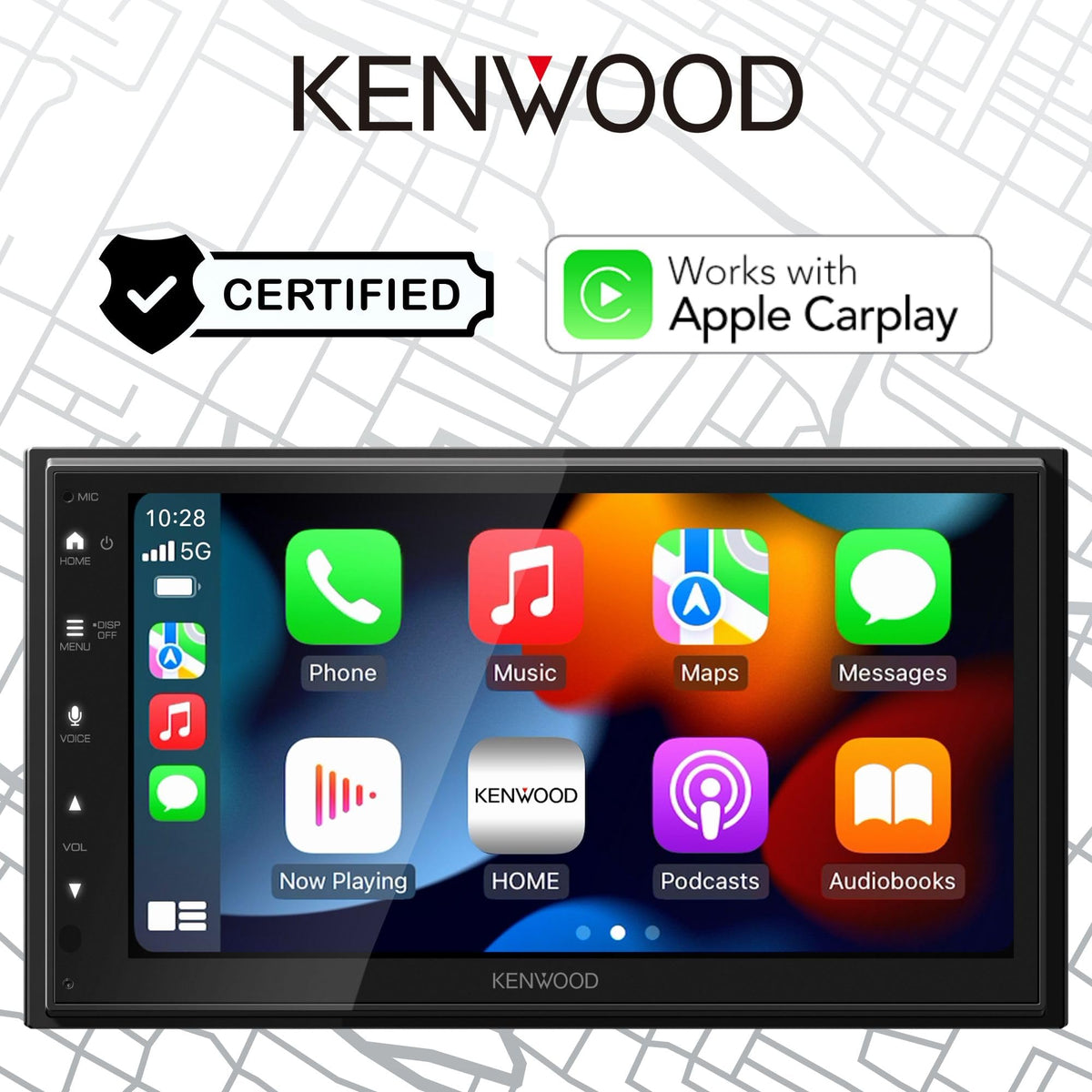 KENWOOD DMX4710S 6.8" Double DIN Digital Media Receiver
