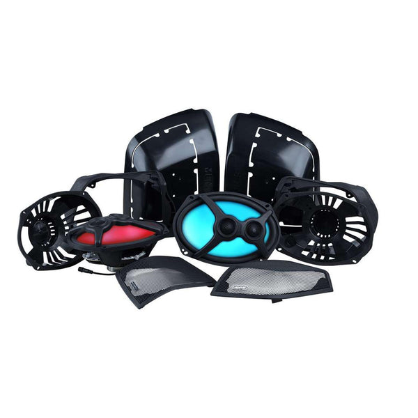 Memphis MXHD14LIDKIT 6×9" Harley Bag Lid Speaker Kit