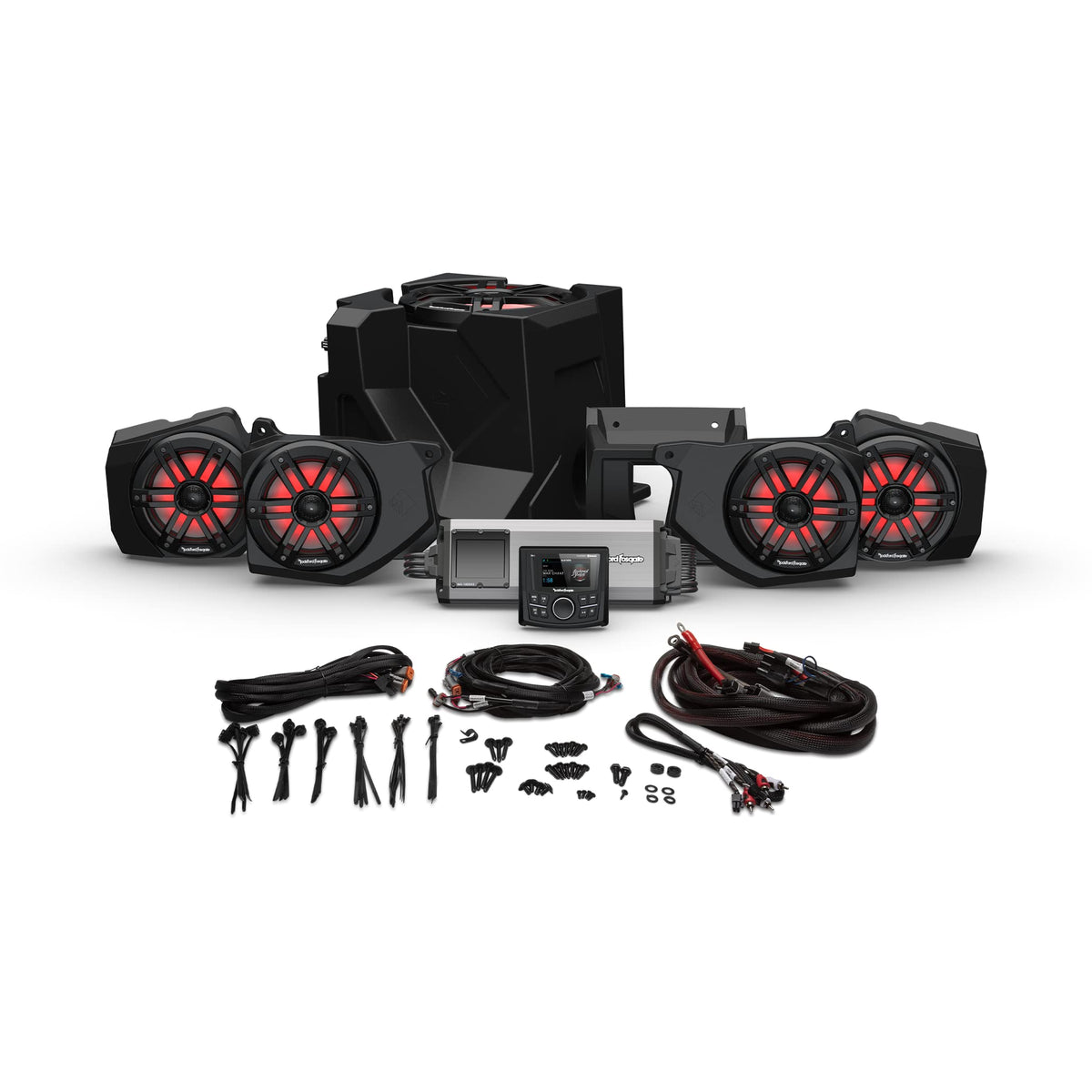 Rockford Fosgate RNGR18-STG4 Ranger Audio Kit, 6.5"/10"