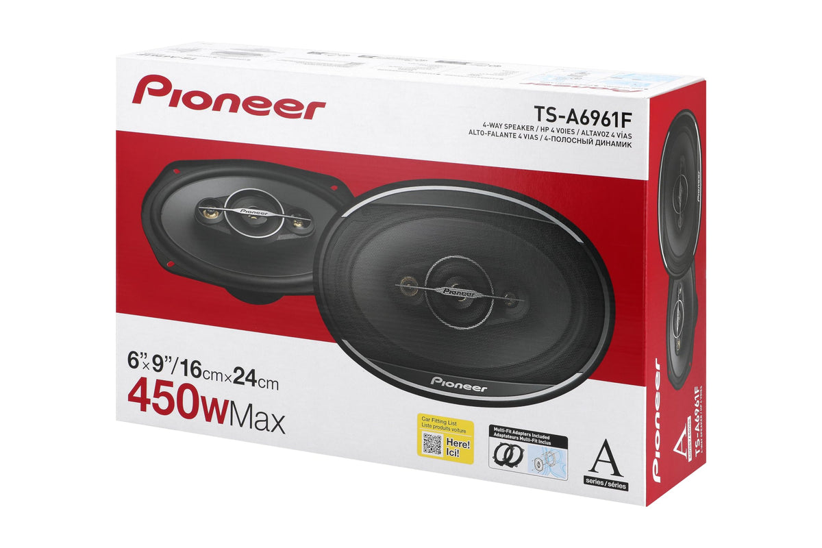Pioneer TS-A6961F 6x9" 4-Way Coaxial Speakers