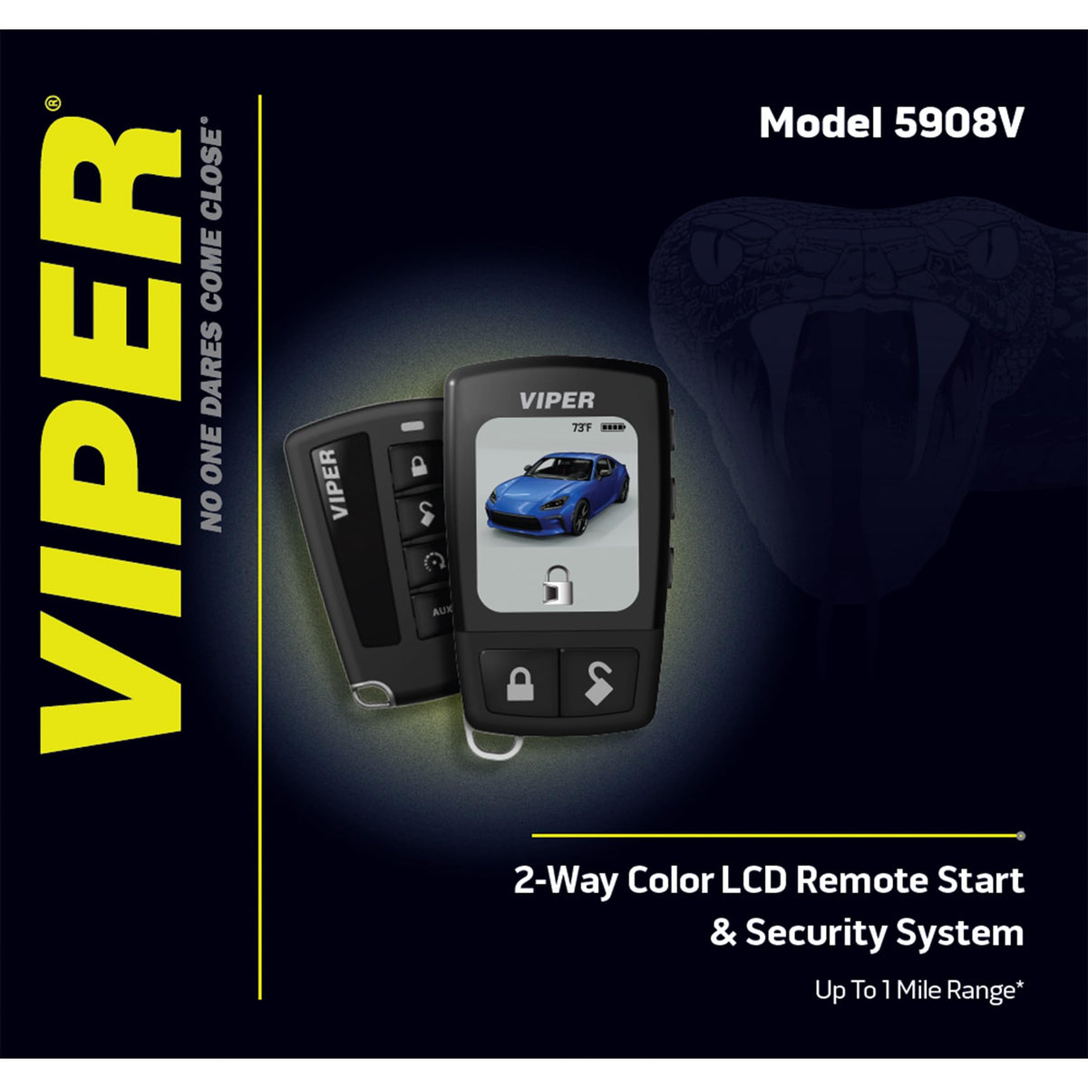Viper 5908V 2-Way LCD Remote Start & Security System