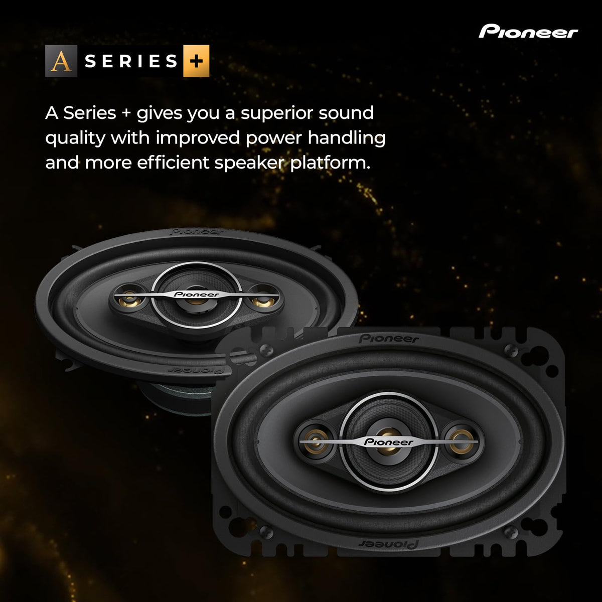 Pioneer TS-A4671F 4" x 6" 4-Way Coaxial Speakers