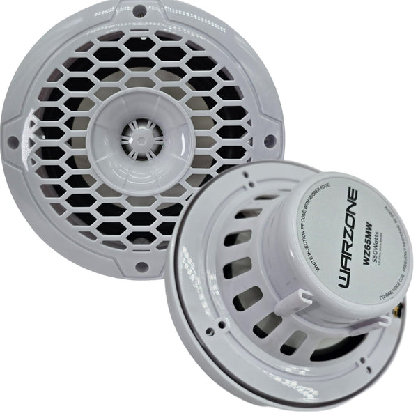 Warzone WZ65MW 6.5" 2-Way Marine Speakers