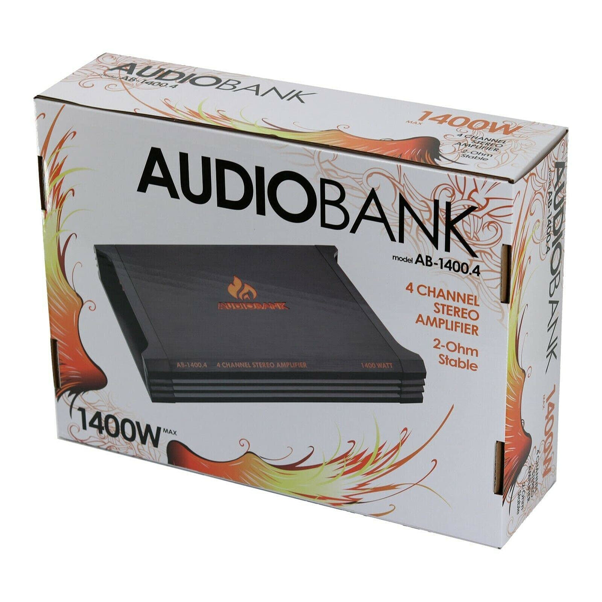 Audiobank AB1400.4 4-Channel Car Audio Amplifier