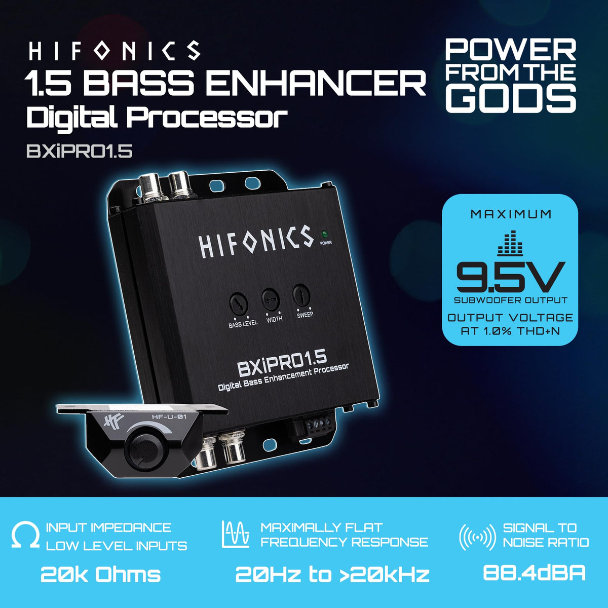 Hifonics BXiPRO1.5 Digital Bass Enhancement Processor