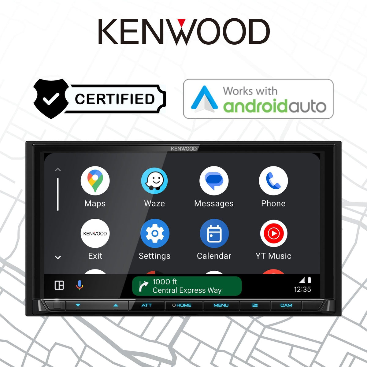KENWOOD DMX9708S Double DIN Digital Media Receiver