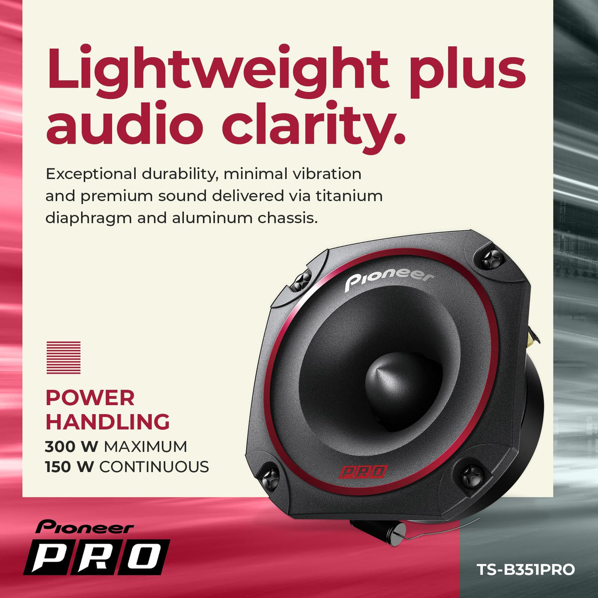 Pioneer TS-B351PRO 3.5" Bullet Tweeters