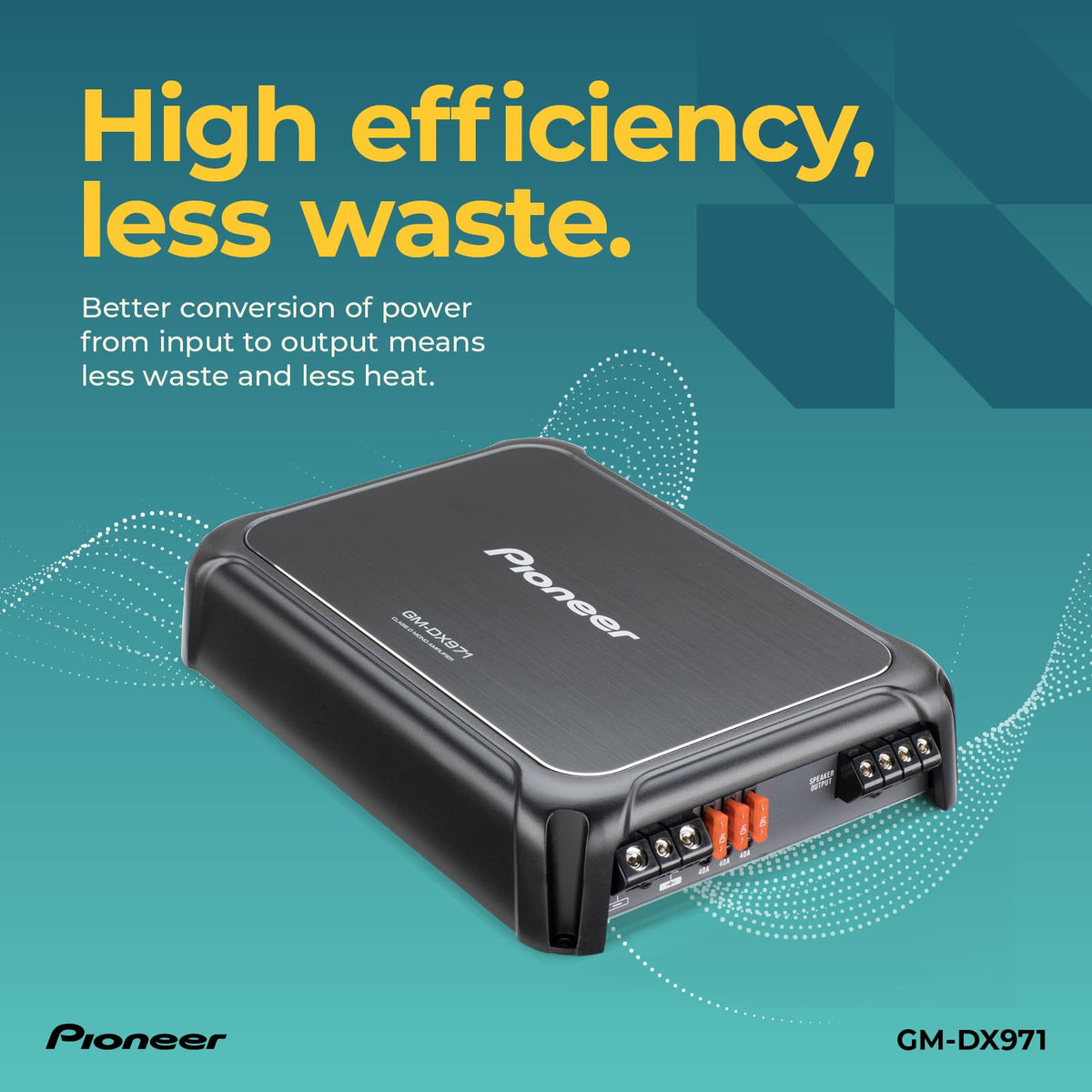 Pioneer GM-DX971 Class D Mono Subwoofer Amplifier