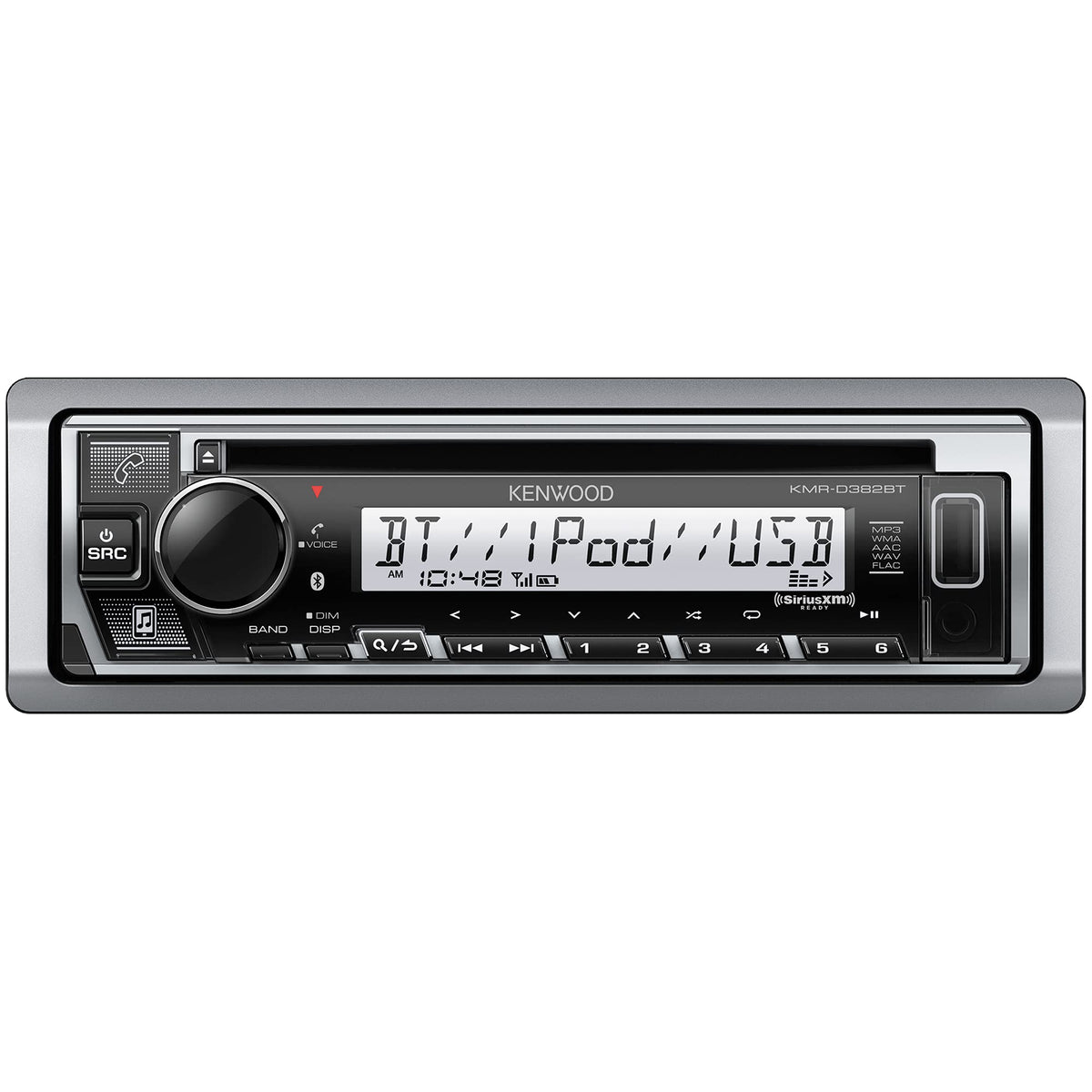 Kenwood KMR-D382BT Single DIN Marine CD Receiver