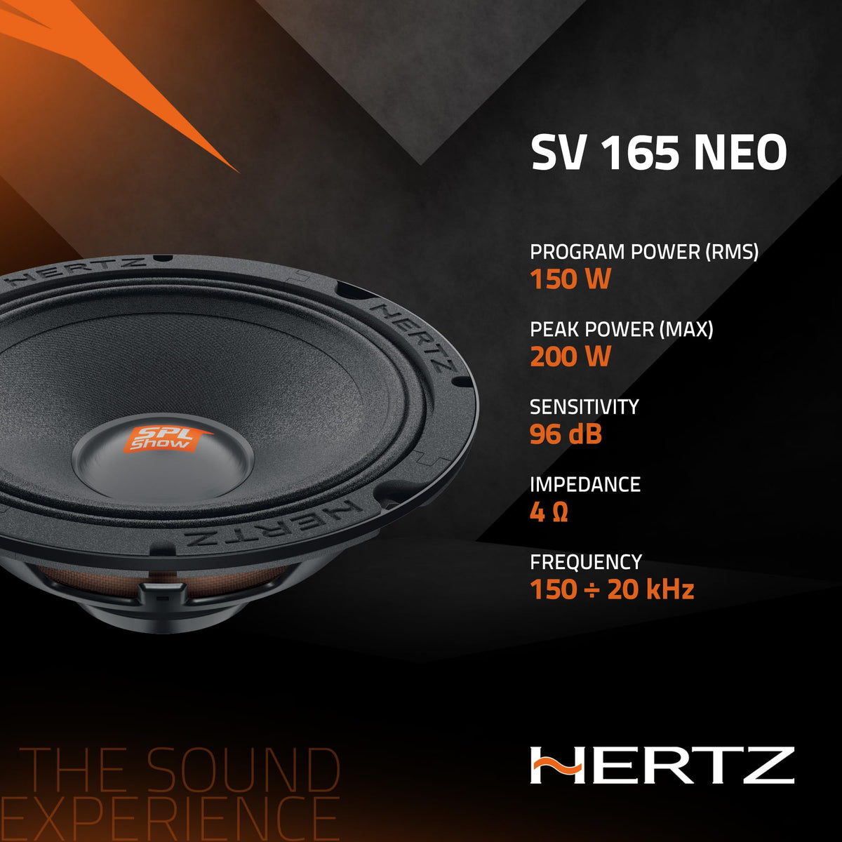 Hertz SV 165 NEO 6.5" SPL Midrange Speakers