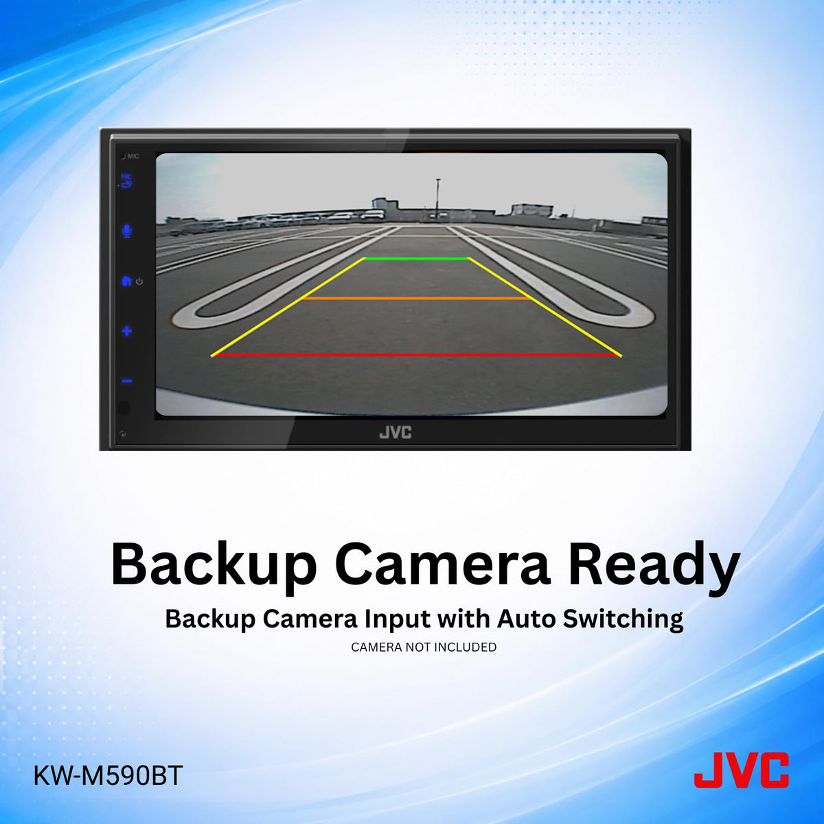 JVC KW-M590BT Double DIN 6.8" Digital Media Receiver