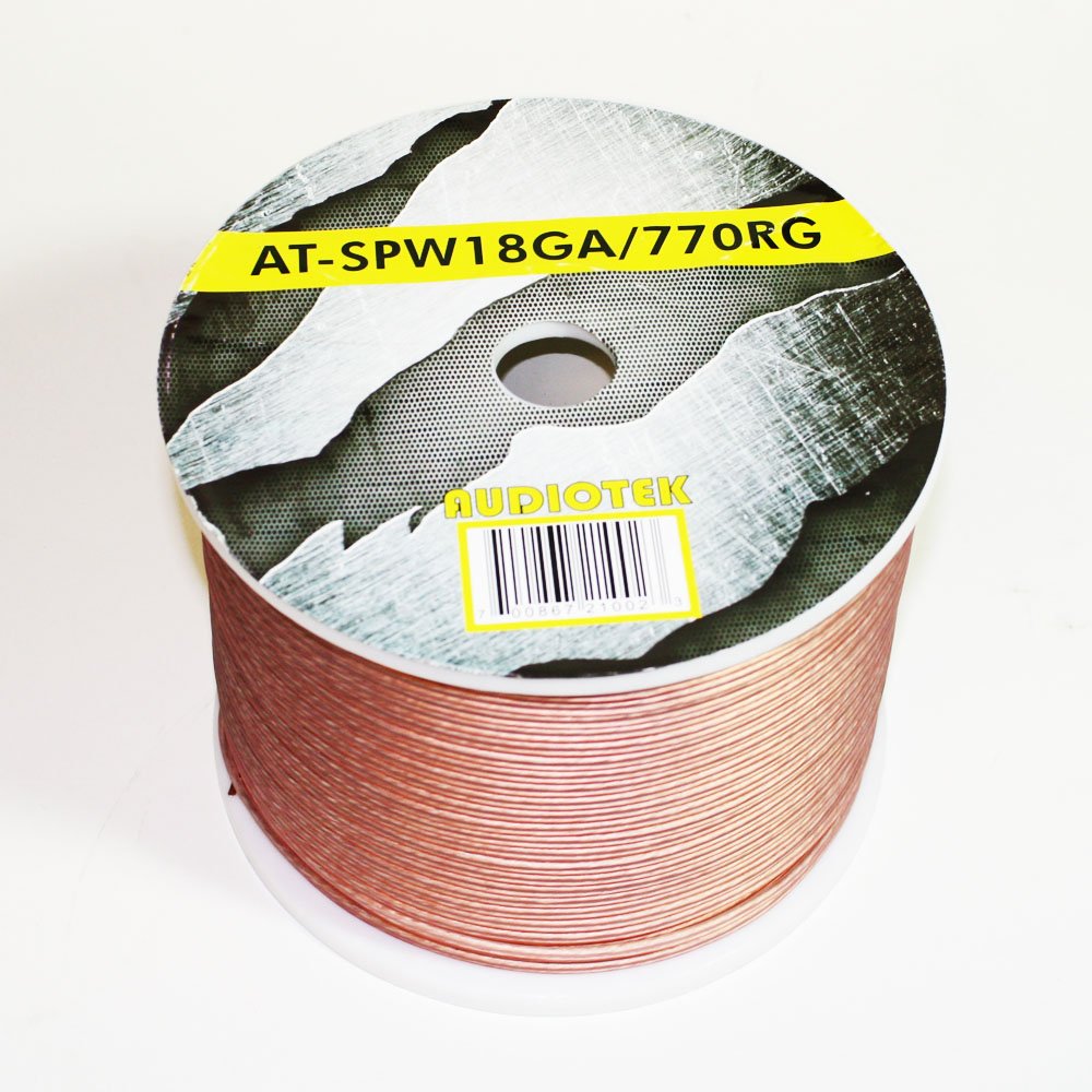 Audiotek AT-SPW18GA/770RG 18-Gauge 770-Foot Speaker Wire