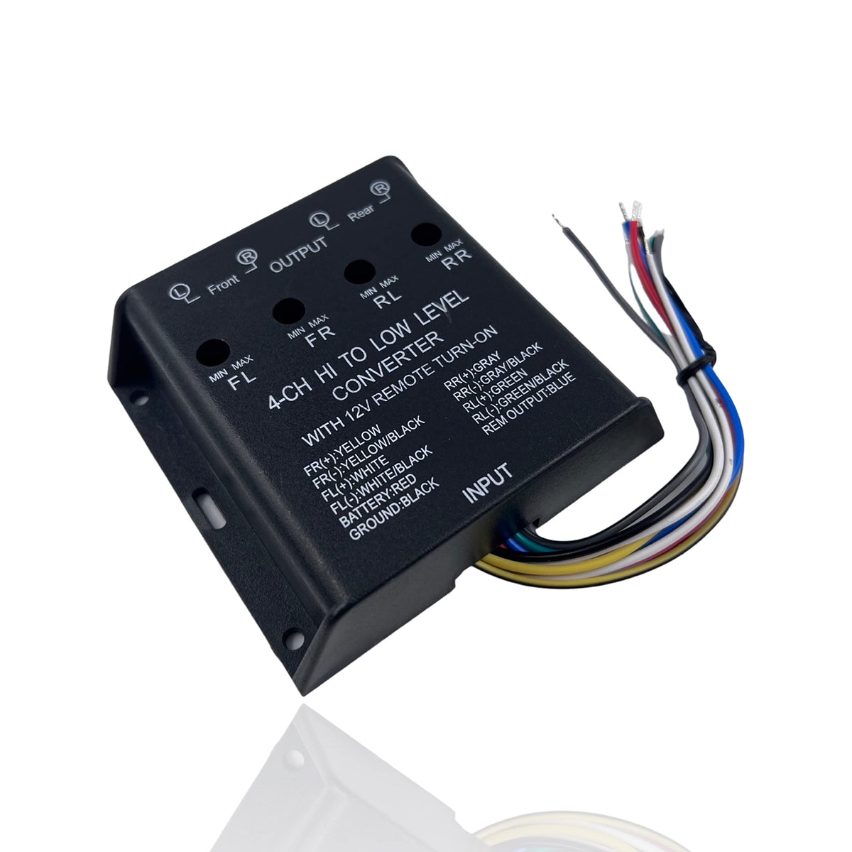 Gravity GR-HL4 4-Channel High-to-Low RCA Line Converter
