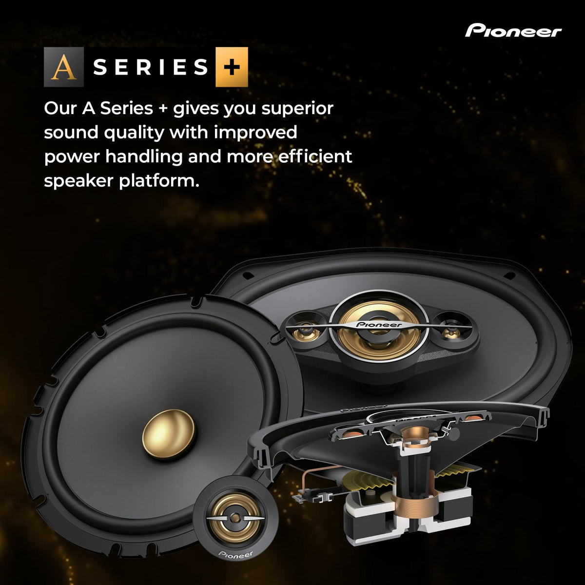 Pioneer TS-A6991F 6x9" 5-Way Coaxial Speakers