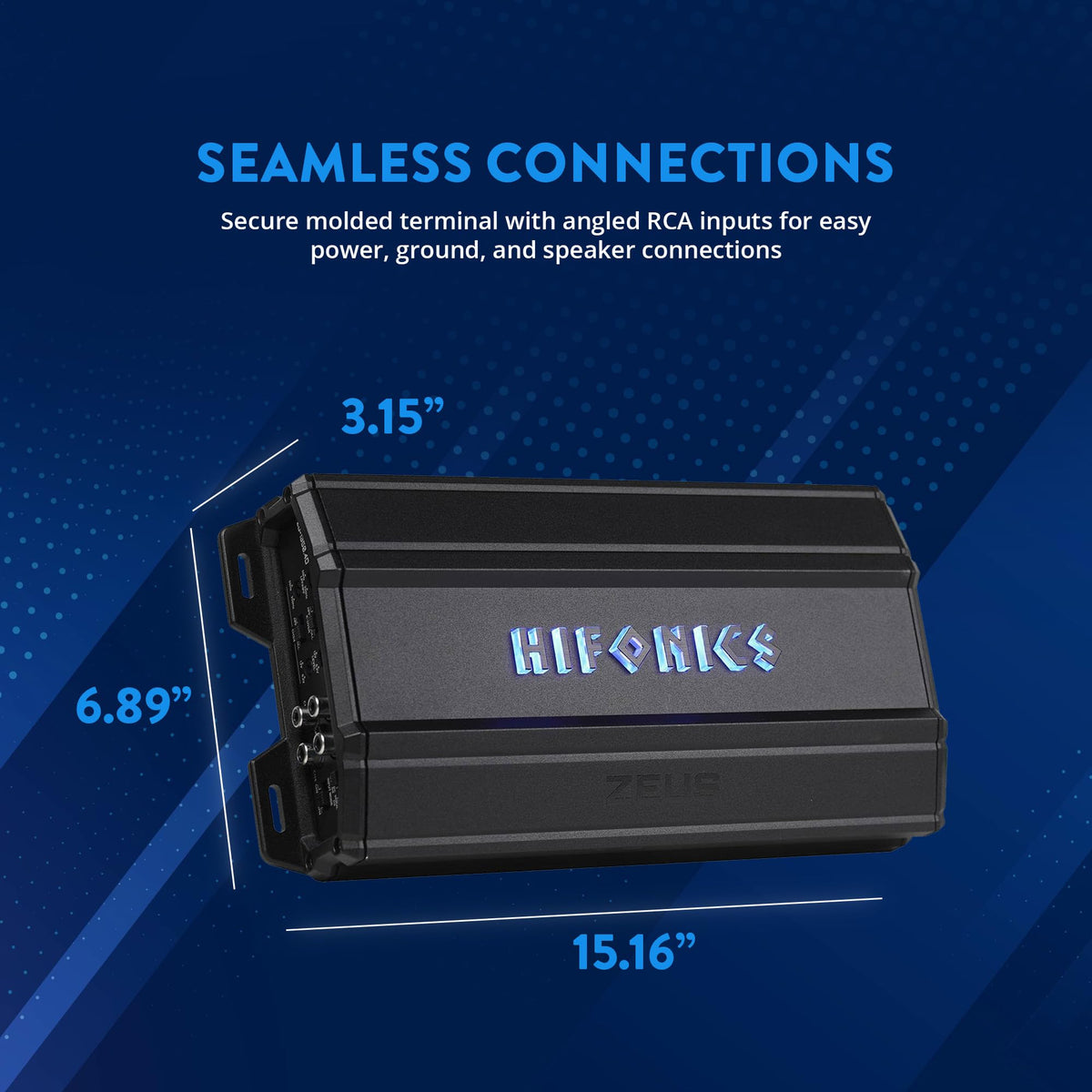 Hifonics ZD-1350.4D 4-Channel Class D Car Amplifier