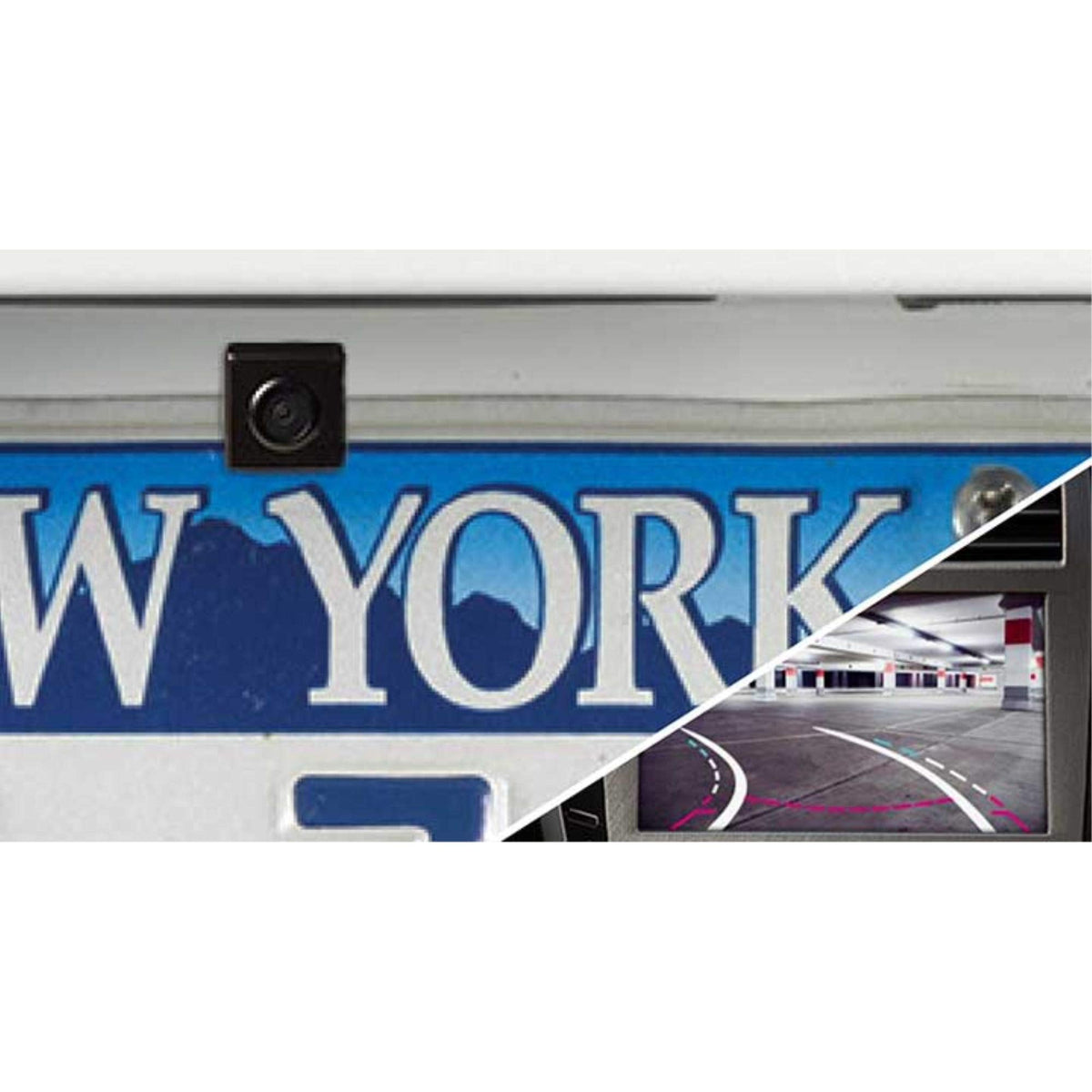 Audiovox ACA801 License Plate-Mounted Backup Camera