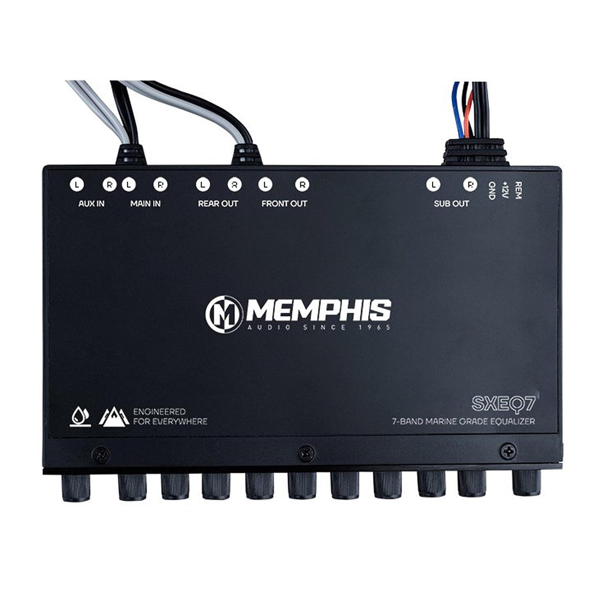 Memphis EQL7 7-Band Half-DIN Graphic Equalizer