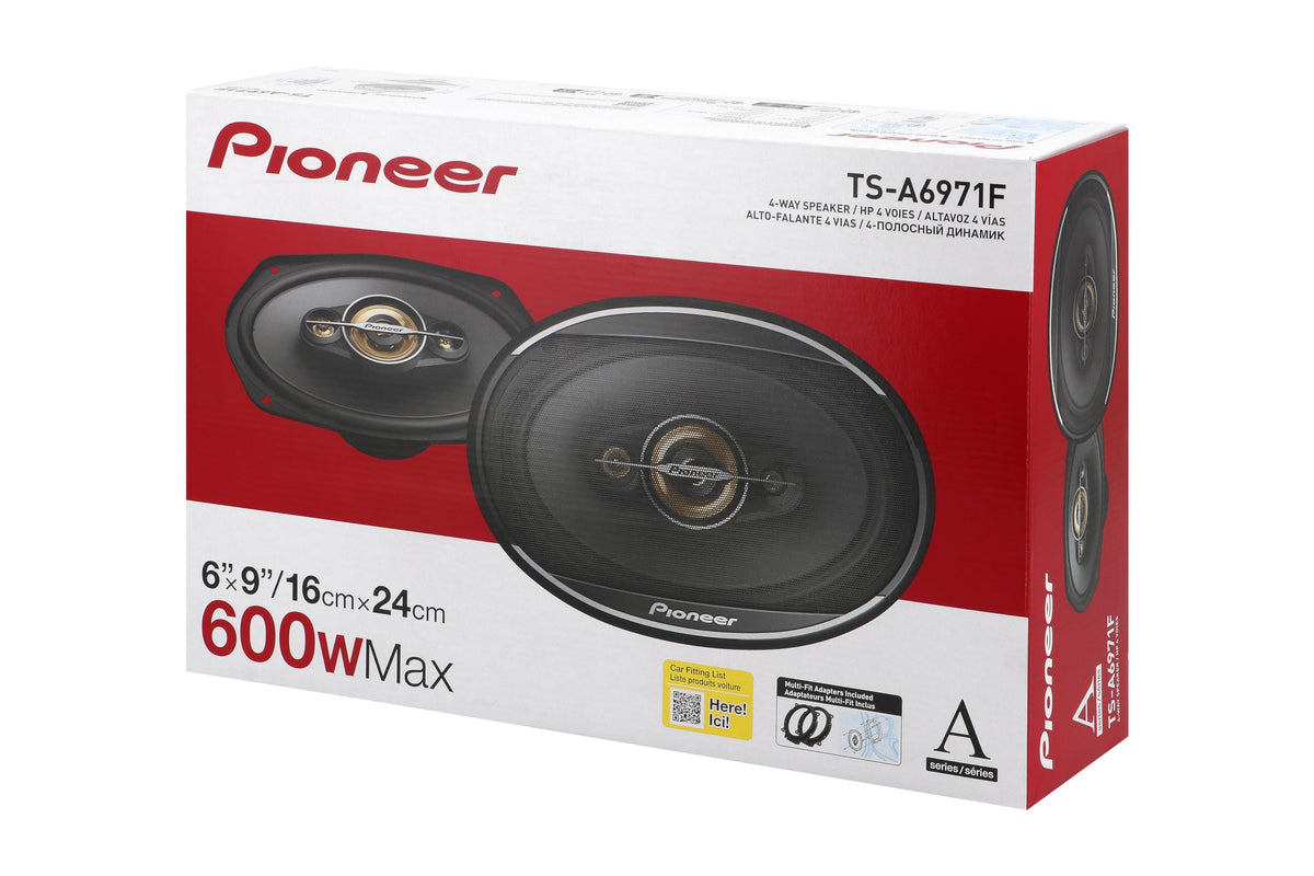 Pioneer TS-A6971F 6x9" 4-Way Coaxial Speakers