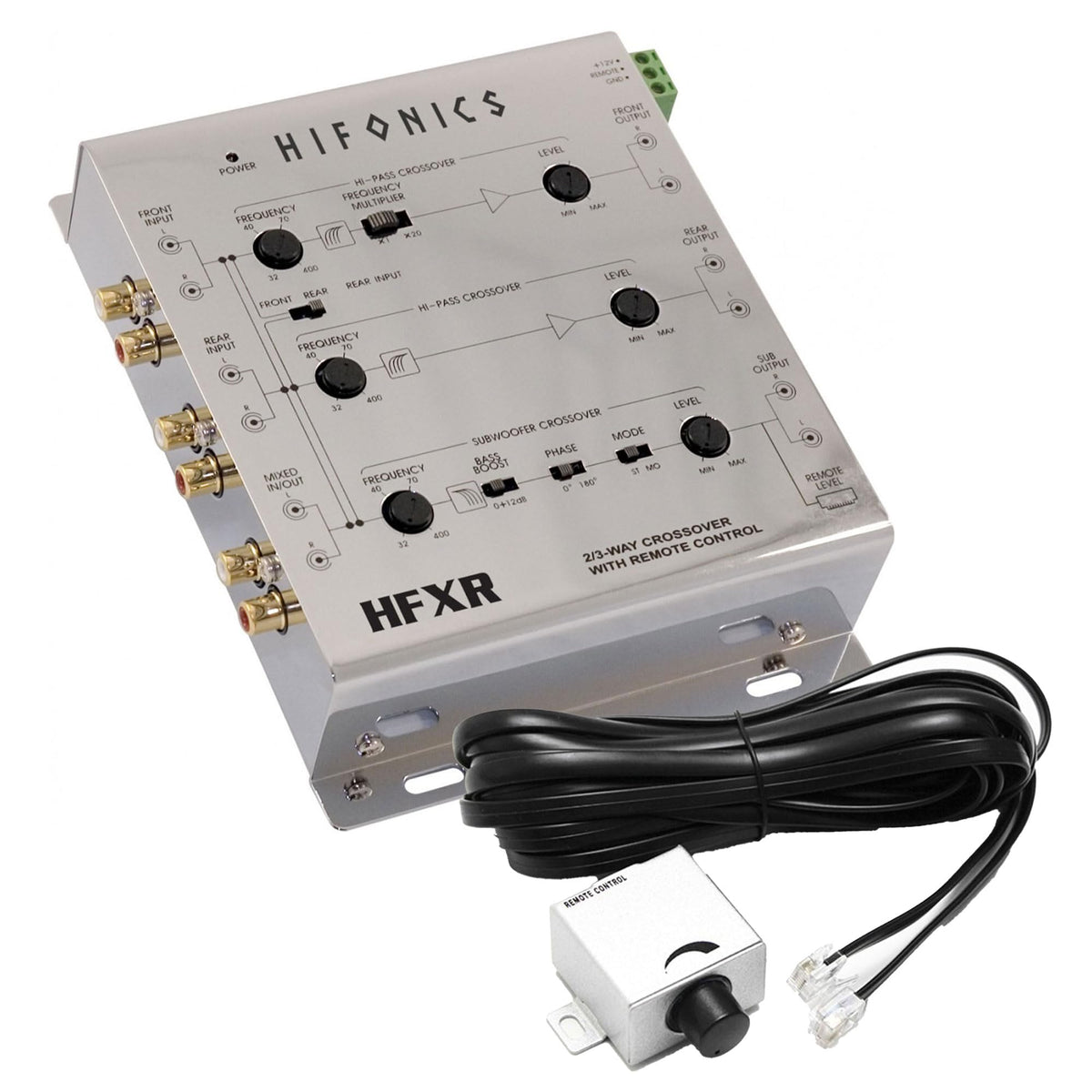 Hifonics HFXR 2/3-Way Active Car Audio Crossover