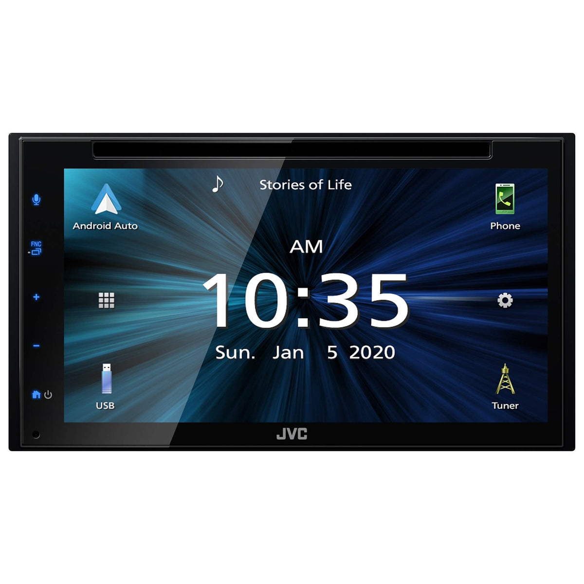 JVC KW-V660BT 6.8" Double DIN DVD Receiver with CarPlay