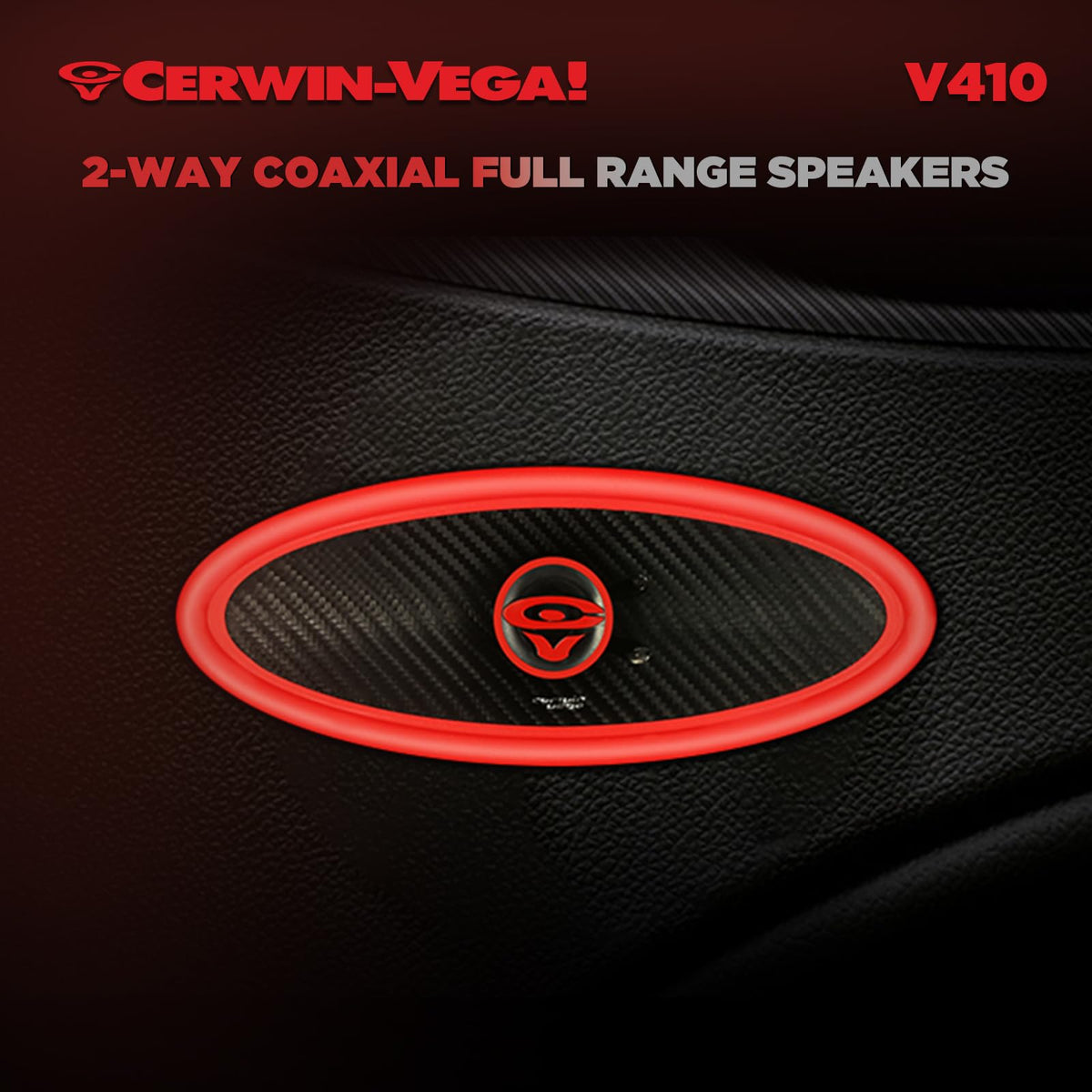 Cerwin-Vega V410 4x10" 2-Way Coaxial Speakers