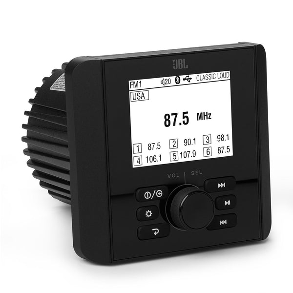 JBL JAM3000 Gauge-Mount Marine Media Receiver