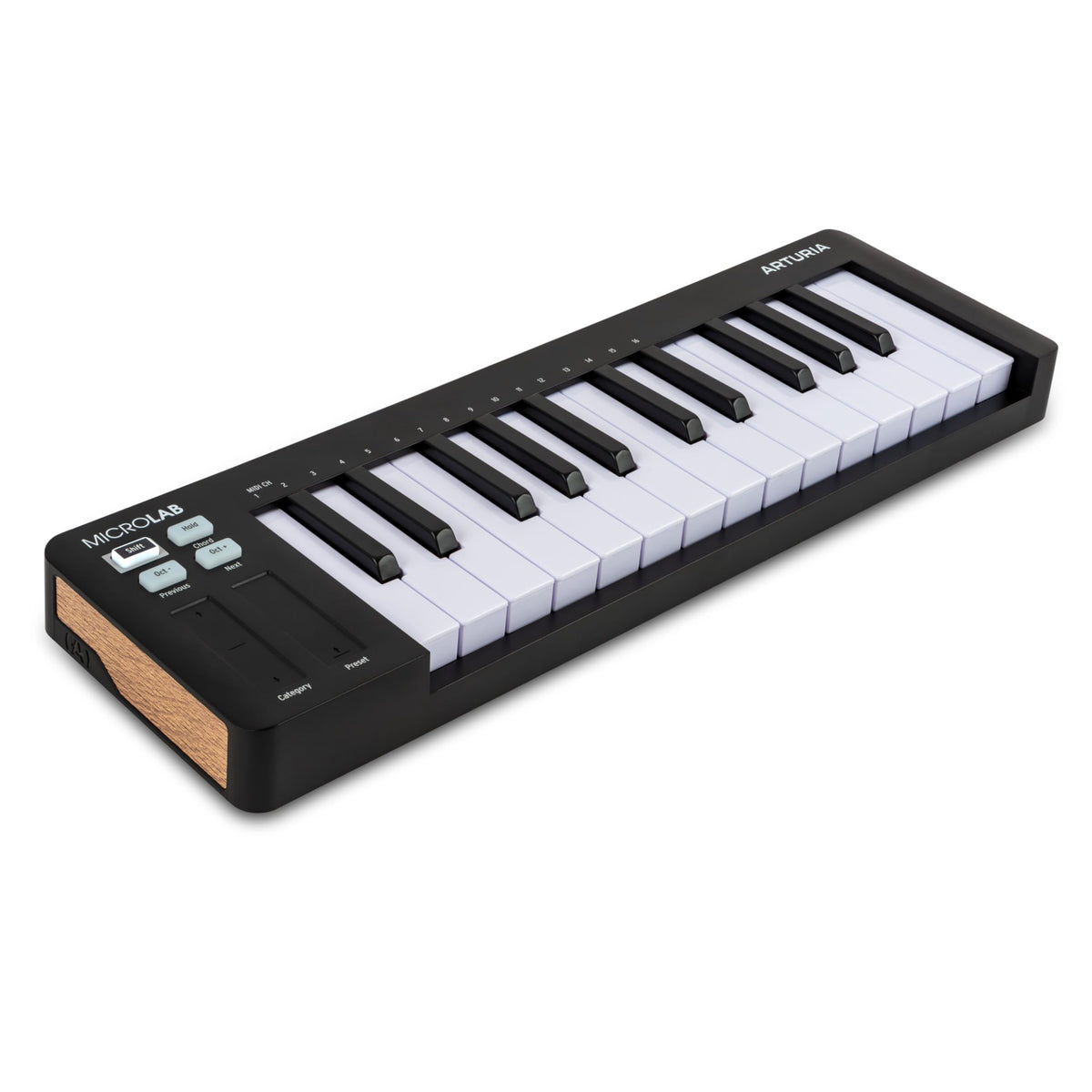 Arturia Microlab Mk3 Universal Midi Controller, Black