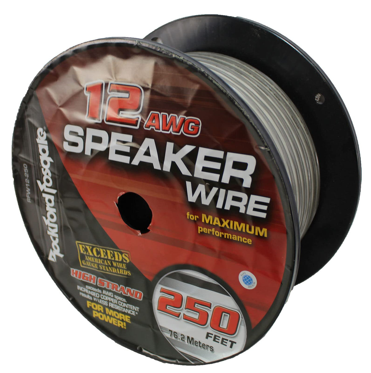 Rockford Fosgate RFW12-250 12 AWG Speaker Wire, 250 Ft