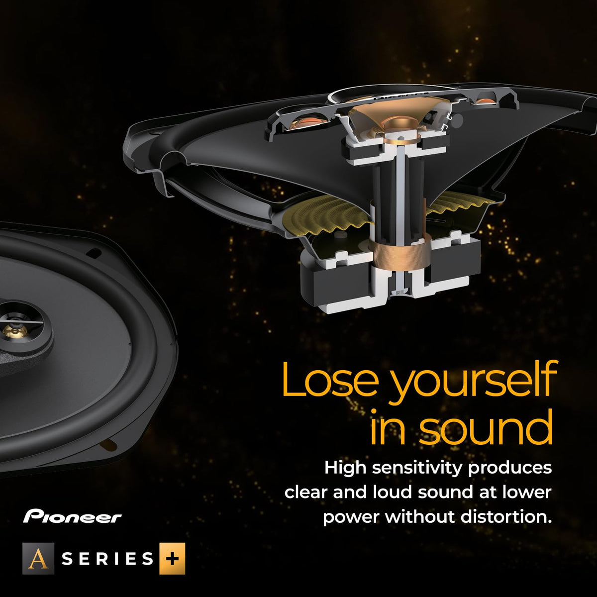 Pioneer TS-A1681F 6.5" 4-Way Coaxial Speakers