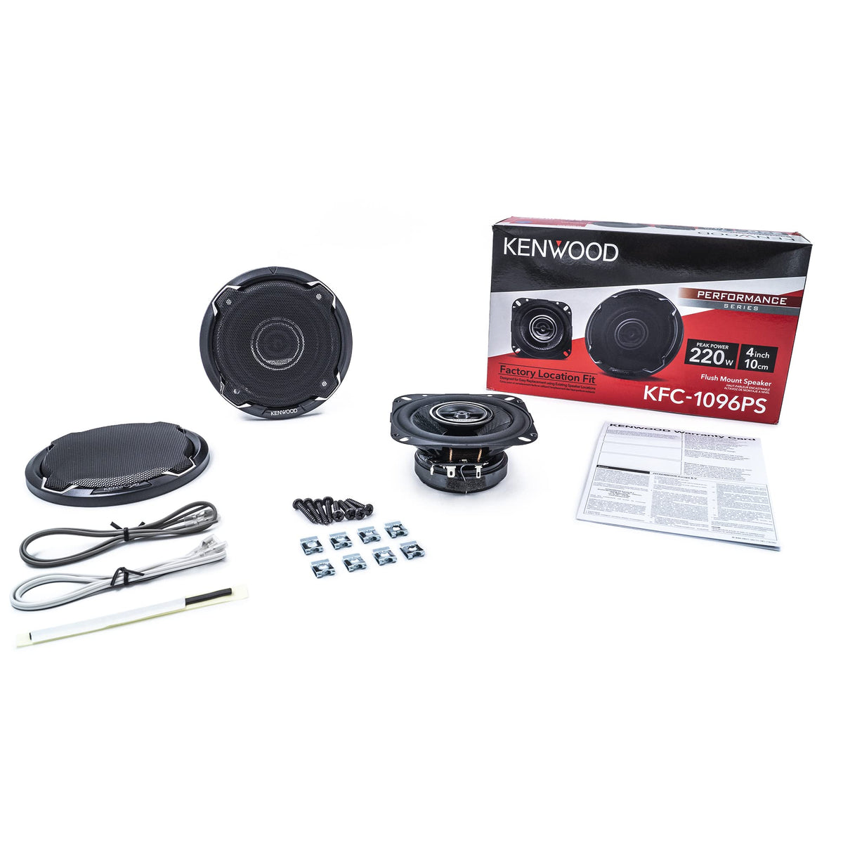 Kenwood KFC-1096PS 4" 2-Way Car Speakers