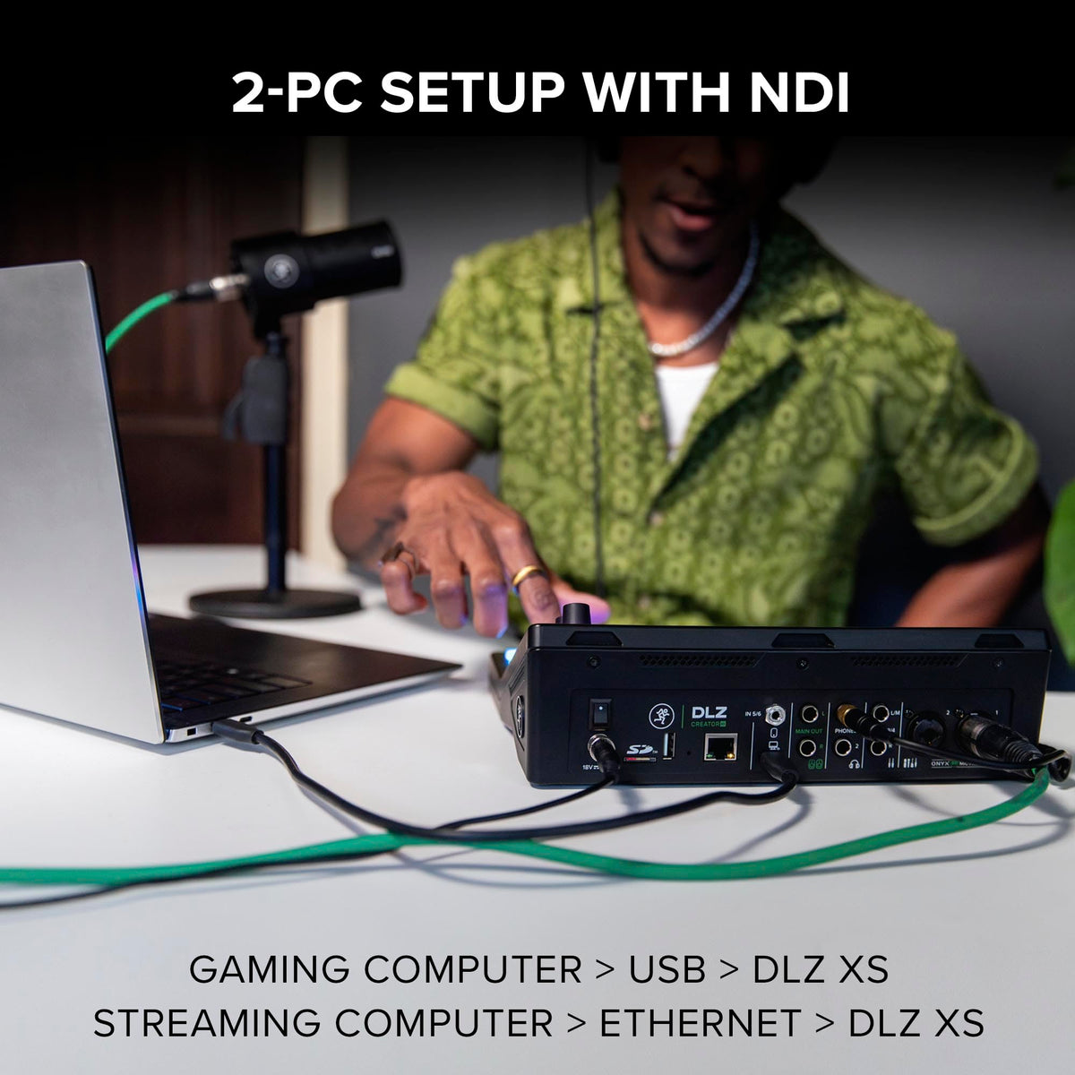 Mackie DLZ Creator XS Adaptive Digital Podcast Mixer
