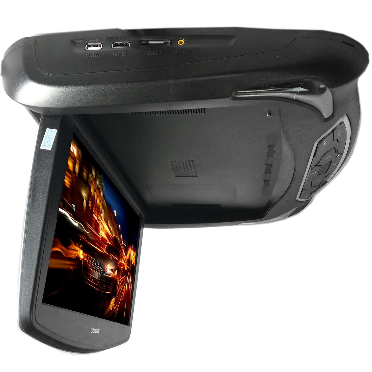 Gravity GR-10-0DVD 10" Flip-Down LCD Car Monitor