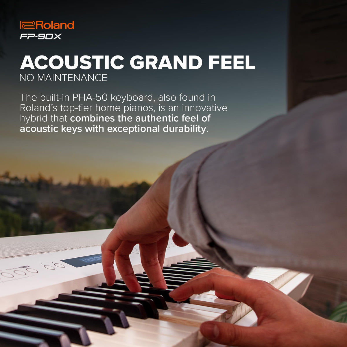 Roland FP-90X-BK 88-Key Portable Digital Piano