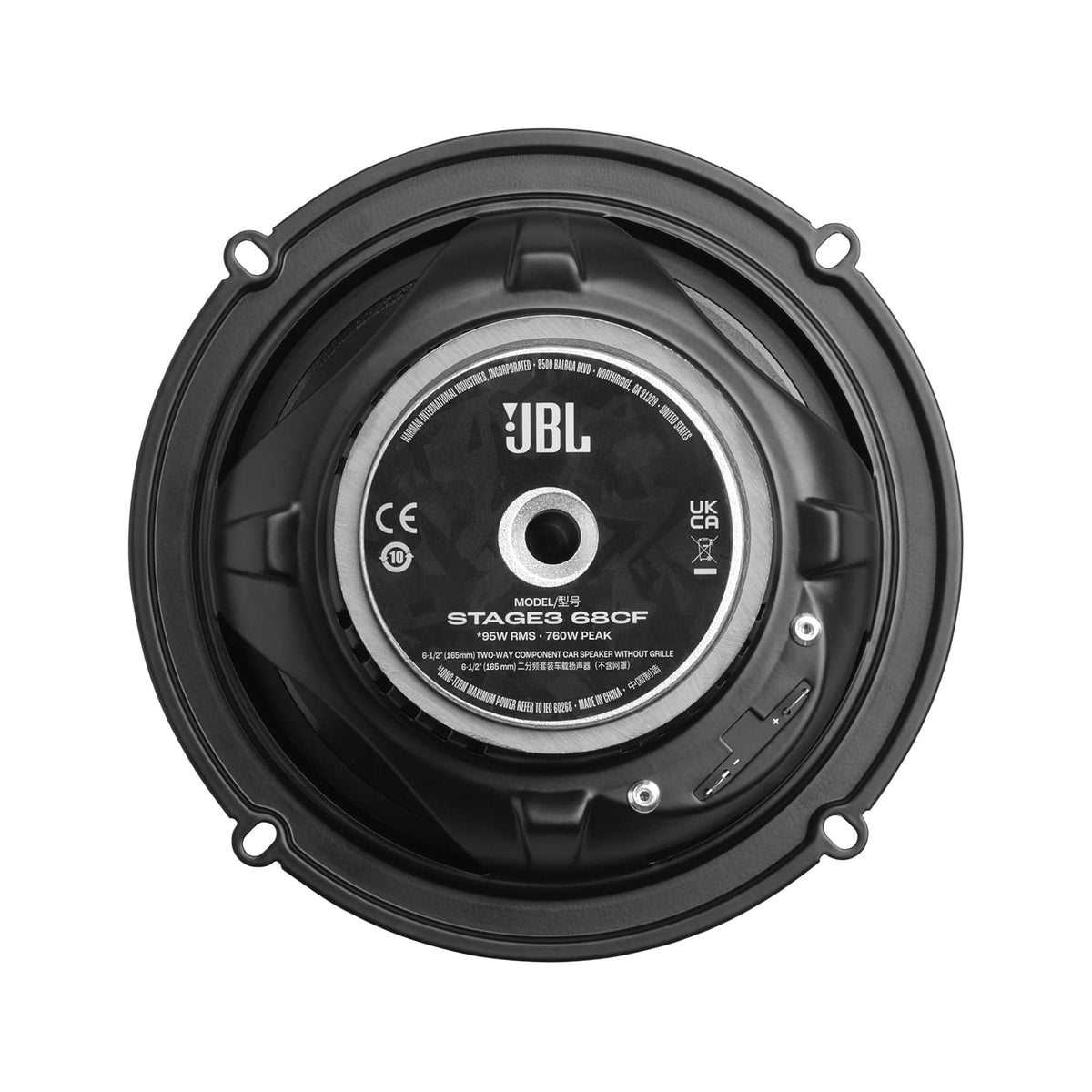 JBL STAGE3 68CF 6.5" 2-Way Component Speaker System