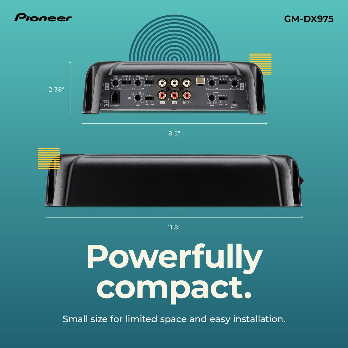 Pioneer GM-DX975 5-Channel Class-D Car Amplifier