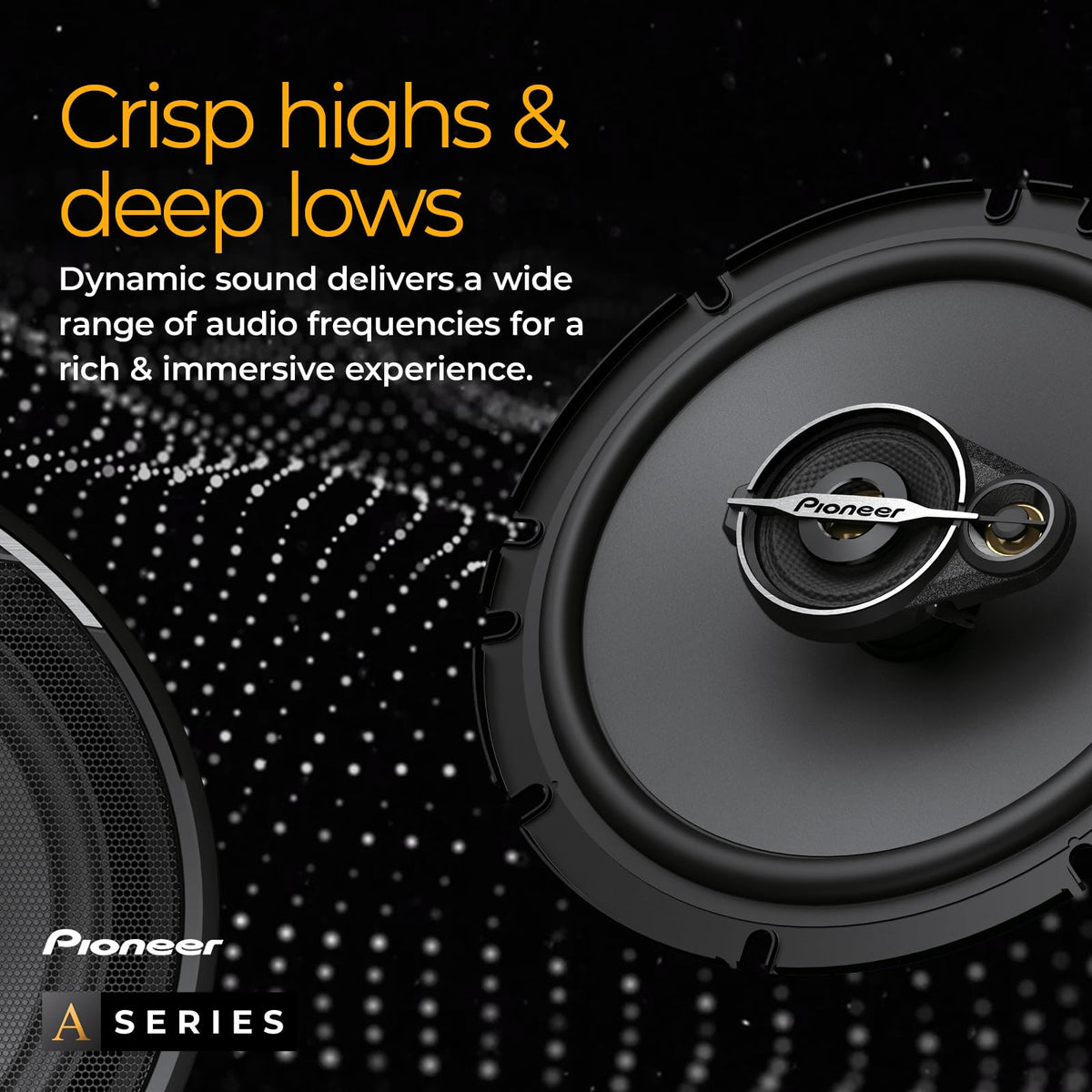 Pioneer TS-A1371F 5.25" 3-Way Coaxial Speakers