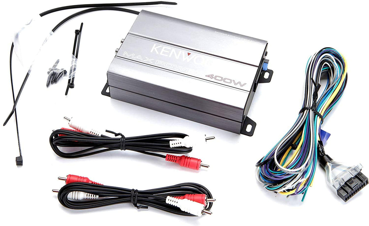 Kenwood KAC-M1814 Compact 4-Channel Marine Digital Amplifier